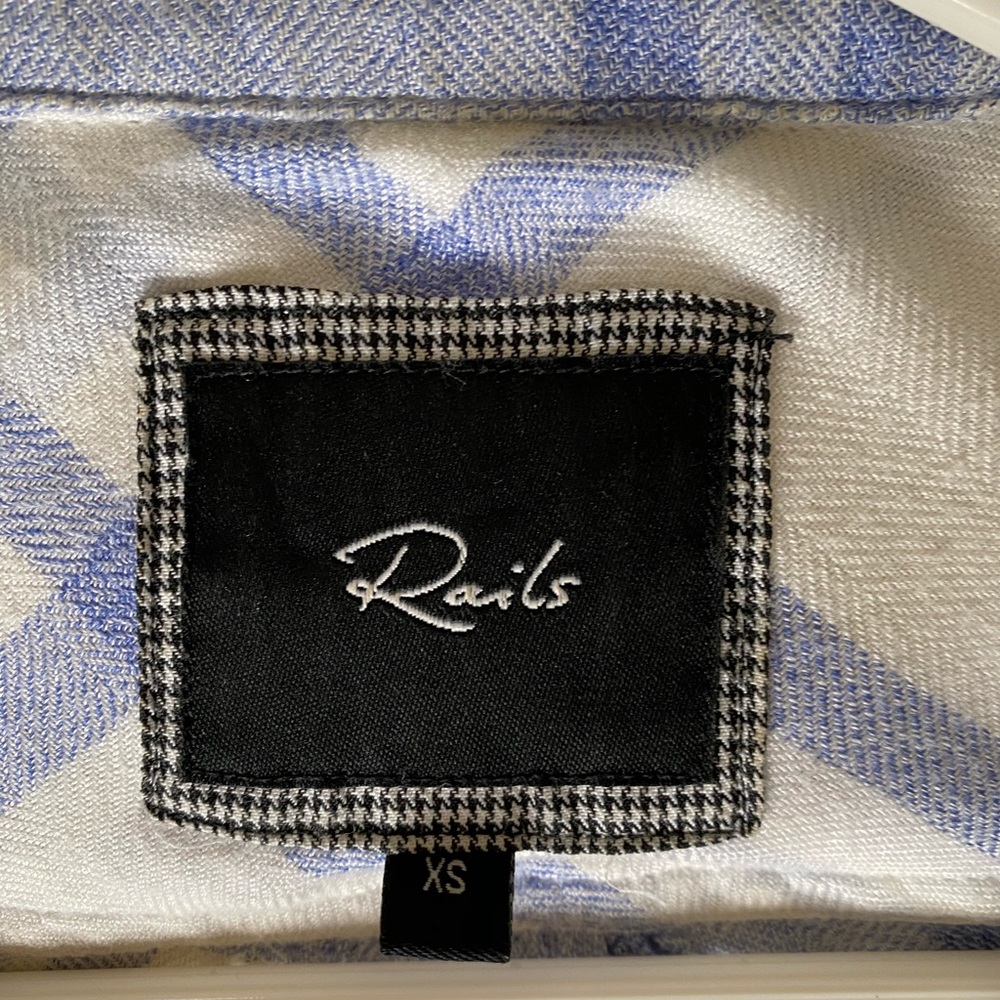 Rails Flannel Short Sleeve Top - image 2